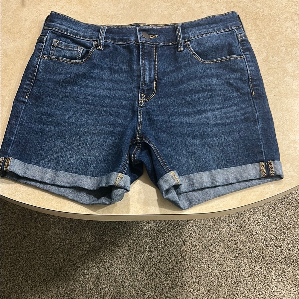 Old Navy Blue Jean Shorts with Rolled Cuffs